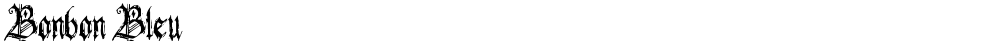 Bonbon Bleu