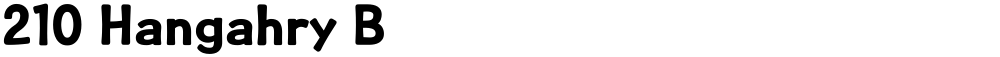 210 Hangahry B