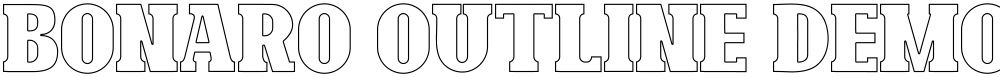 Bonaro Outline Demo