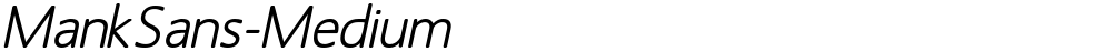 MankSans-Medium