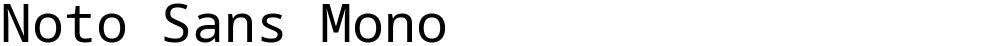 Noto Sans Mono