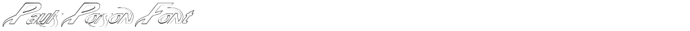 Pauls Poison Font