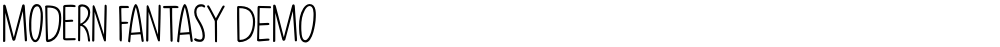 Modern Fantasy DEMO
