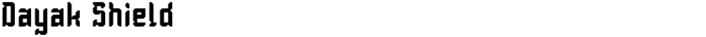 Dayak Shield