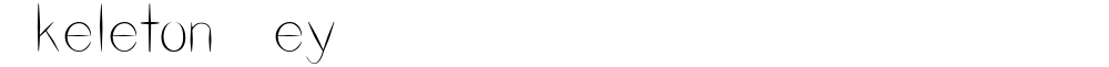 Skeleton Key