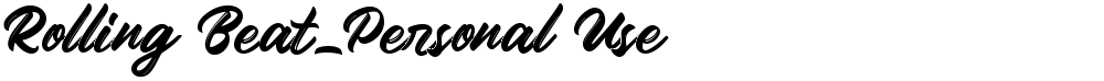 Rolling Beat_Personal Use