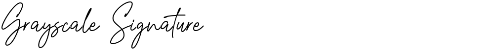 Grayscale Signature