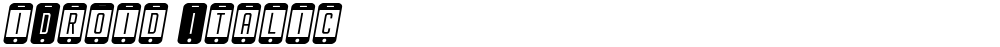 iDroid Italic