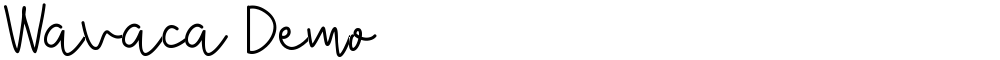Wavaca Demo