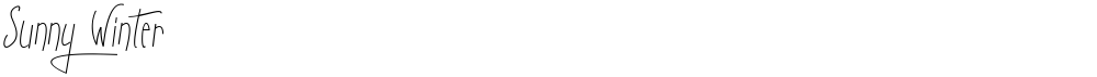 Sunny Winter