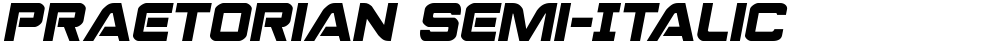 Praetorian Semi-Italic