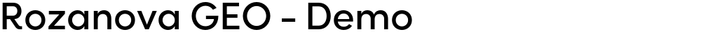 Rozanova GEO - Demo