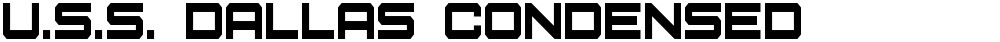 U.S.S. Dallas Condensed