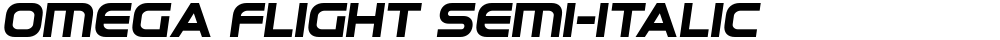Omega Flight Semi-Italic