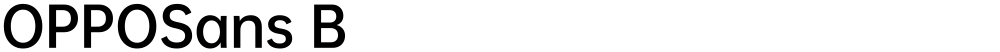 OPPOSans B