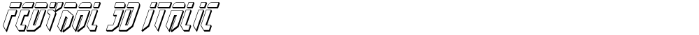 Fedyral 3D Italic