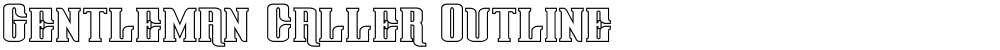 Gentleman Caller Outline