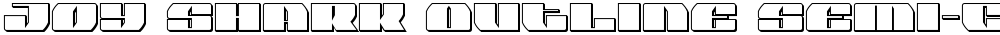 Joy Shark Outline Semi-Condensed
