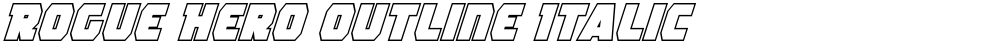 Rogue Hero Outline Italic
