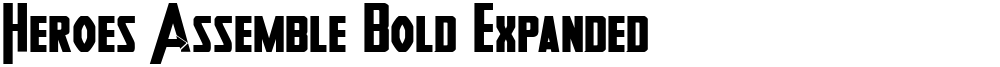 Heroes Assemble Bold Expanded