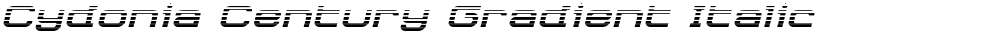 Cydonia Century Gradient Italic
