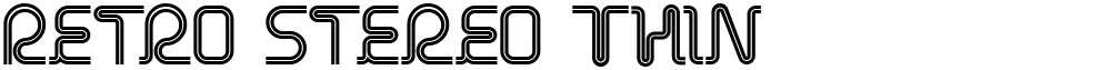 Retro Stereo Thin