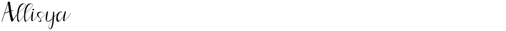 Allisya