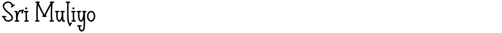 Sri Muliyo
