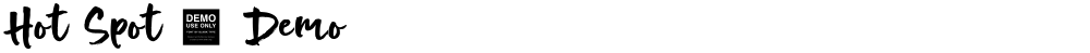 Hot Spot - Demo