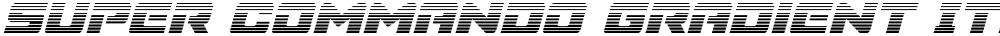 Super Commando Gradient Italic
