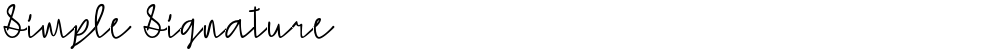 Simple Signature