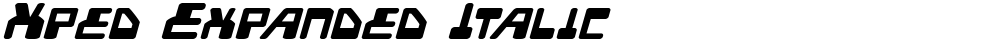 Xped Expanded Italic