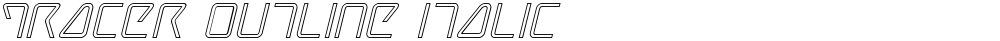 Tracer Outline Italic