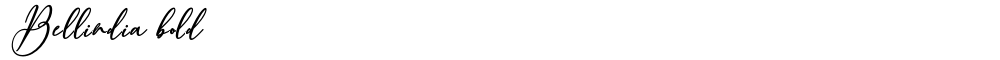 Bellindia bold