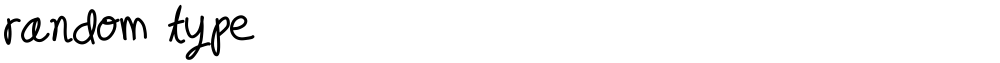 random type