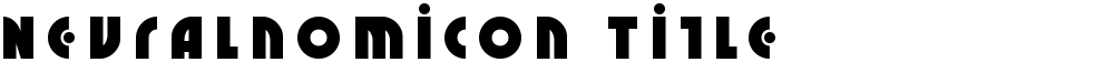 Neuralnomicon Title