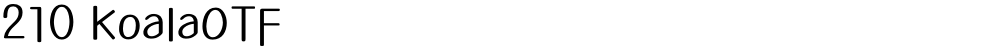 210 KoalaOTF