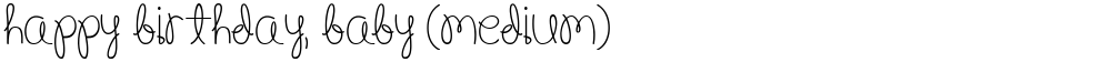 Happy Birthday, Baby (Medium)