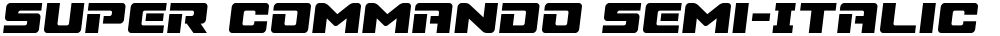 Super Commando Semi-Italic
