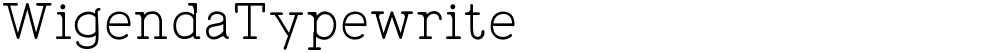 WigendaTypewrite