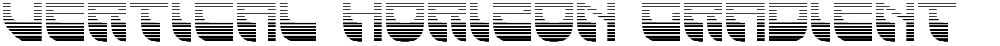 Vertical Horizon Gradient