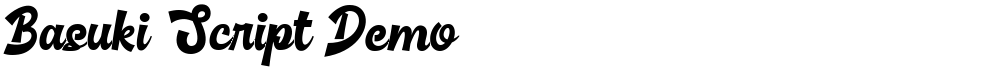Basuki Script Demo
