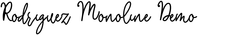 Rodriguez Monoline Demo