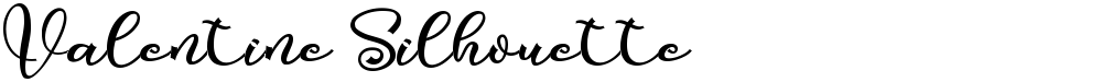 Valentine Silhouette