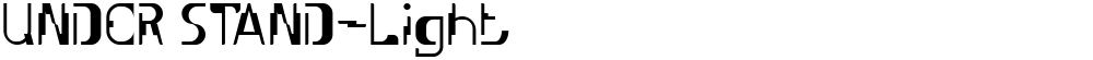 UNDER STAND-Light
