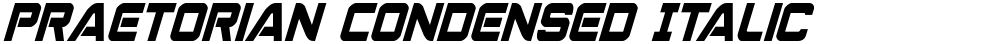 Praetorian Condensed Italic