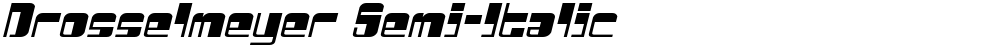 Drosselmeyer Semi-Italic