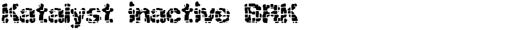 Katalyst inactive BRK