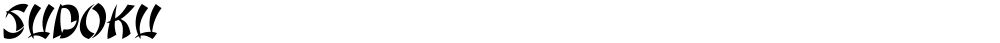 Sudoku