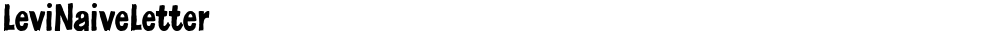 LeviNaiveLetter